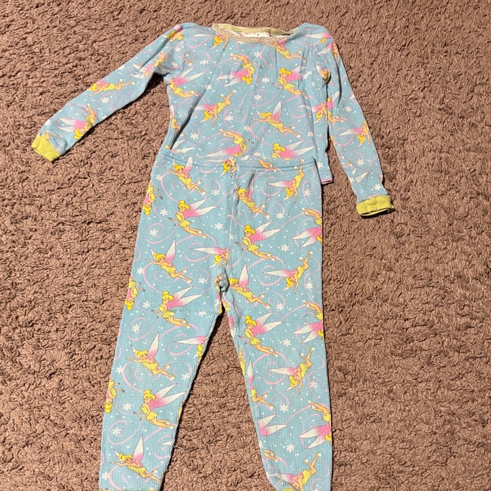 Charming Blue tinkerbell Kids Pajama set - Picture 1 of 6